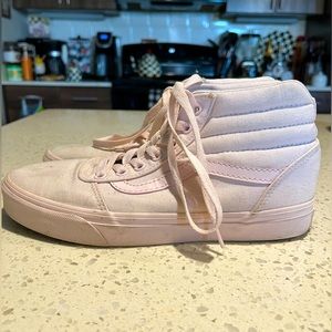 Baby Pink High Top Vans